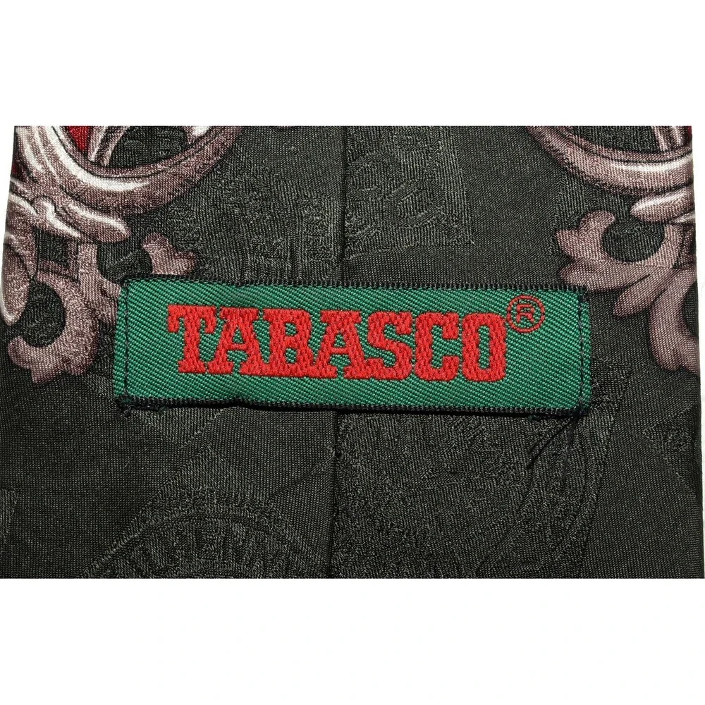 Tabasco Men's‎ Tabasco Pepper Sauce Paisley Silk Neck Tie